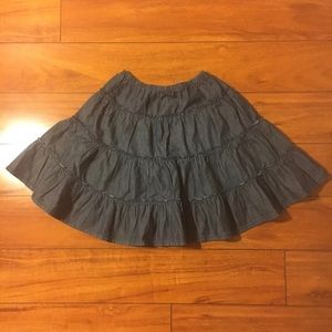 Children’s Place Girls Blue Layered Skirt Size 8